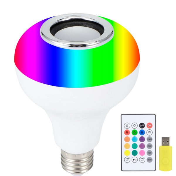 2-in-1 Smart LED Bulb with Bluetooth Speaker